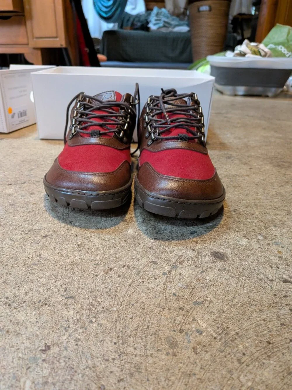 Zaqq Hiqe low vegan camel red waterproof (EU 41)